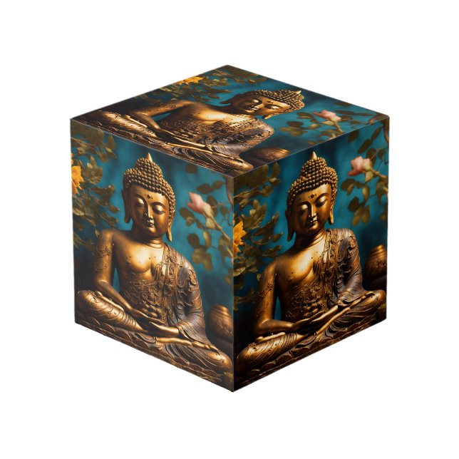 Buddha Photo Cube (Front Angled)
