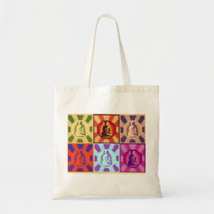 Buddha -- Pop Art Style Tote Bag
