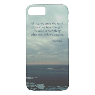 Buddha Positive Thought Quote Beach Photo Case-Mate iPhone Case