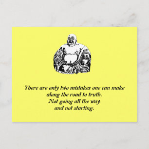 buddha postcard