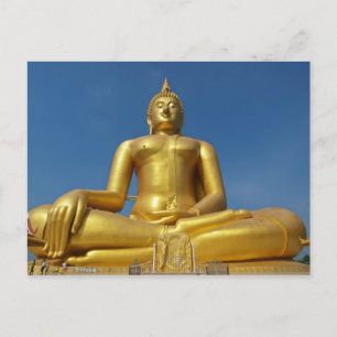 buddha power postcard