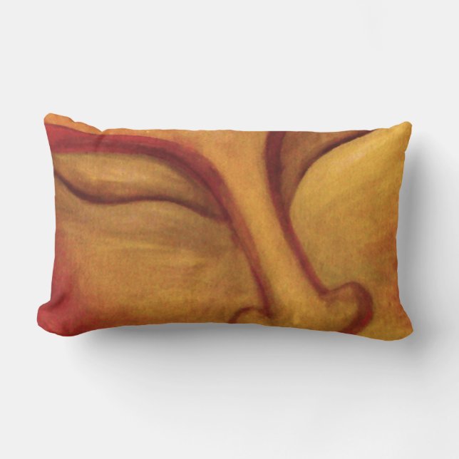 BUDDHA PRAYING LUMBAR PILLOW (Front)