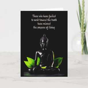 Buddha Quote 1 customizable greeting card