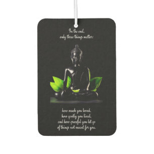 Buddha Quote 3 air freshner Freshener