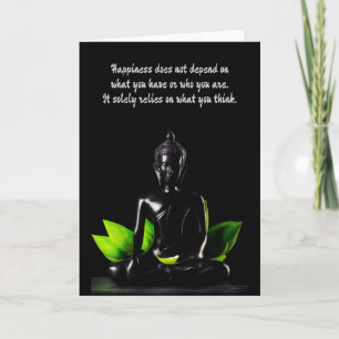 Buddha Quote 4 customizable greeting card