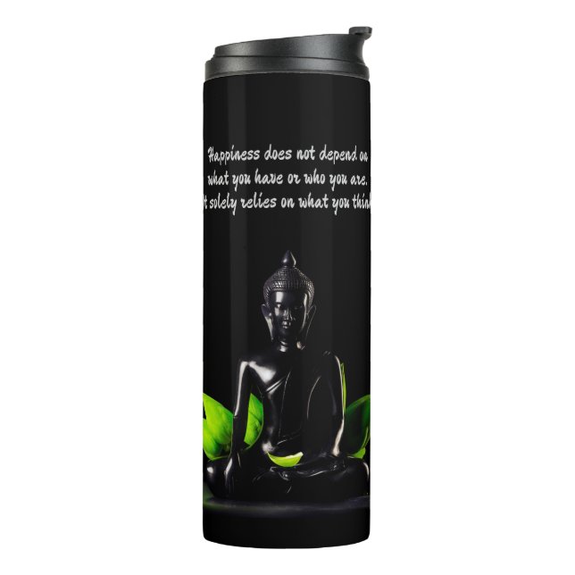 Buddha Quote 4 thermal tumbler (Rotated Left)