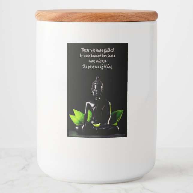 Buddha Quote Food Label (Front)