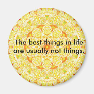 Buddha quote inspirational yoga meditation art magnet