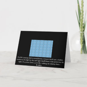 Buddha quote inspire motivational card