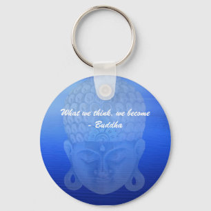 Buddha quote keyring