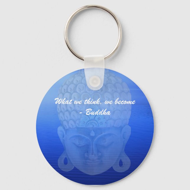 Buddha quote keyring (Front)