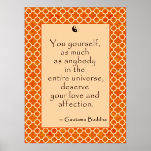 Buddha Quote Love Yourself.... on Posters