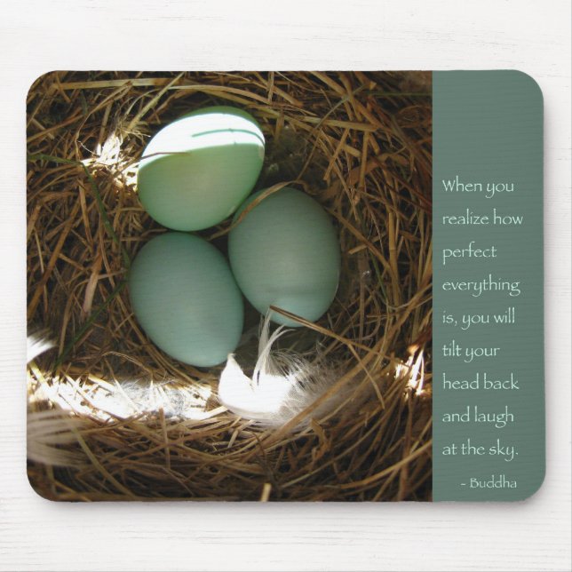 Buddha Quote Mousepad (Front)