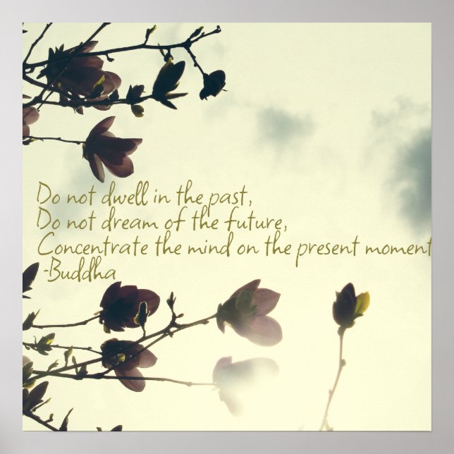 Buddha quote on the paste poster (Front)