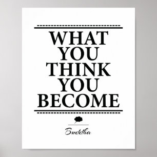 Buddha quote poster