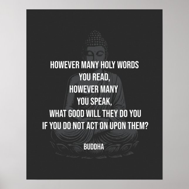 Buddha quote poster (Front)