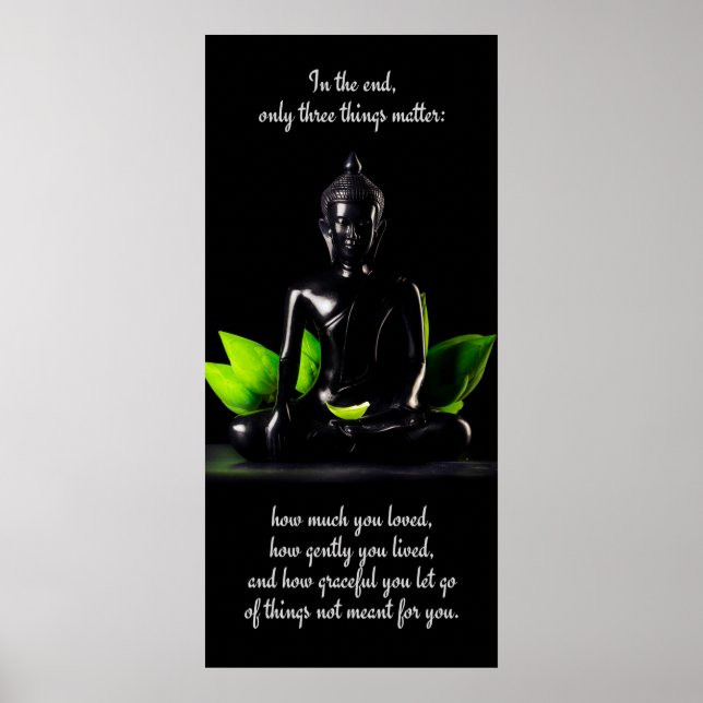 Buddha Quote Poster 3 (Front)