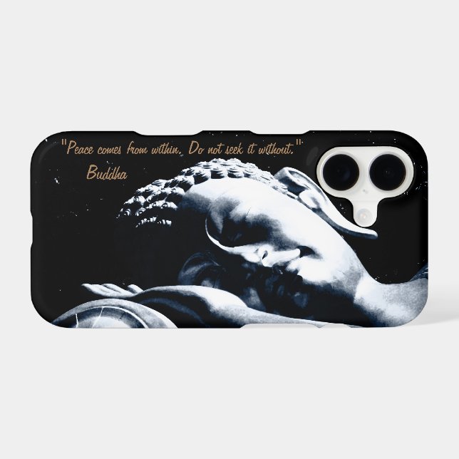 Buddha Quotes, Sleeping Buddha Art (Back (Horizontal))