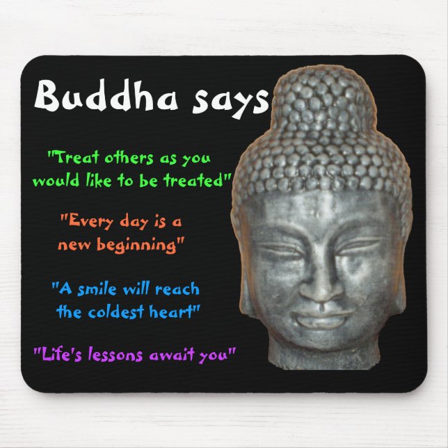 Buddha says mouse pad (Front)