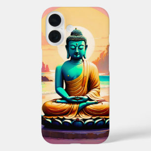Buddha - Serene Shores of Enlightenment iPhone 16 Case
