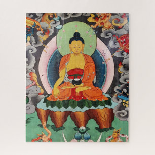 Buddha Shakyamuni & Compassion, Himalayas (Dharma) Jigsaw Puzzle