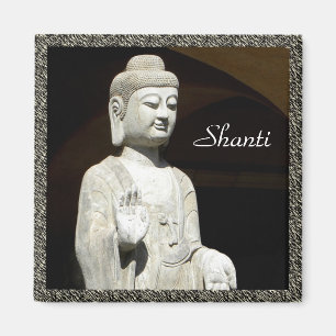 Buddha Shanti, framed Magnet