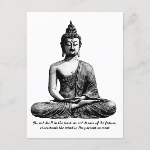 Buddha Shirt personalized quote gift for her Postcard