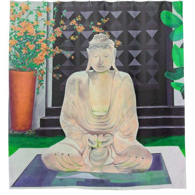 Buddha Shower Curtain (Front)