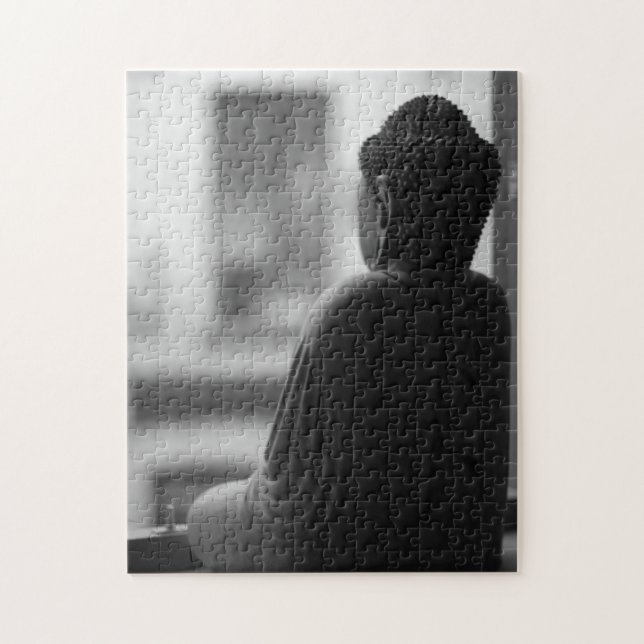 Buddha Sitting in Meditation Jigsaw Puzzle (Vertical)