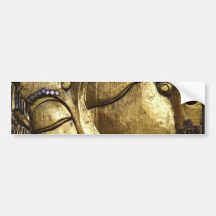 Buddha Sleeping Meditating Praying Eyes Closed Bumper Sticker
