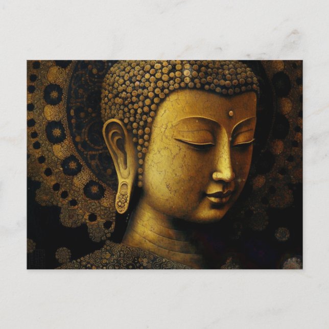 Buddha, Spiritual Meditation Postcard (Front)