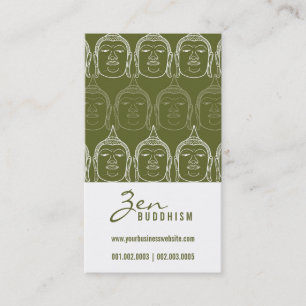 Buddha Spiritual Modern Zen Religion Profile Card