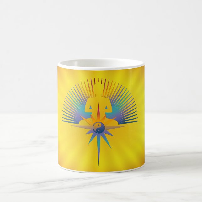 Buddha Star 3D Coffee Mug (Center)