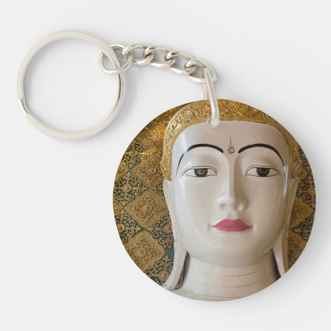Buddha State Portrait Keychain (Front)