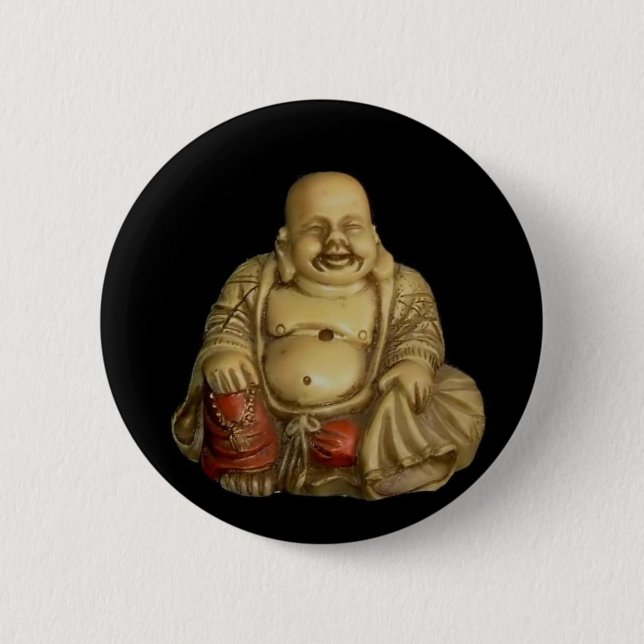 Buddha Statue 2 Inch Round Button (Front)