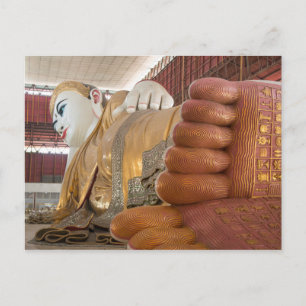 Buddha Statue Feet Postcard