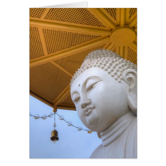 Buddha Statue in Blue Sky, Umbrella Bells (Front)