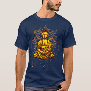 Buddha Statue Meditation Mantra T-Shirt