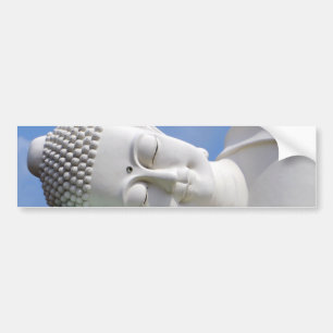 Buddha Statue Resting Sleeping Happy Peace Bumper Sticker