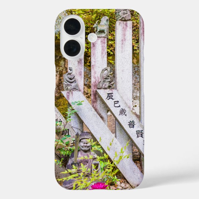 Buddha statues at Senko-ji temple Case-Mate iPhone Case (Back)