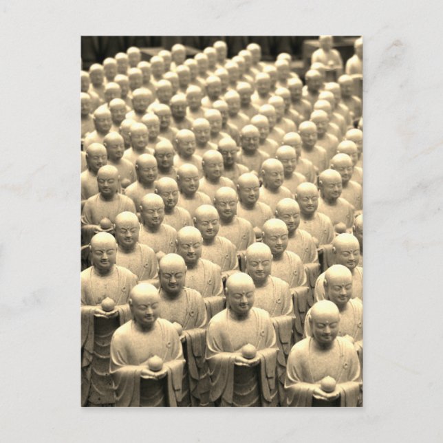 buddha statues postcard (Front)