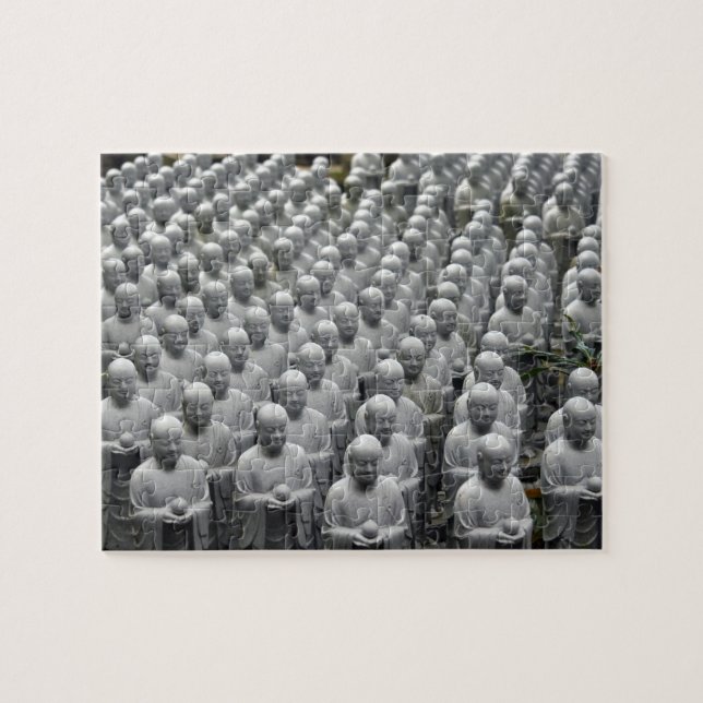 buddha statues rows jigsaw puzzle (Horizontal)
