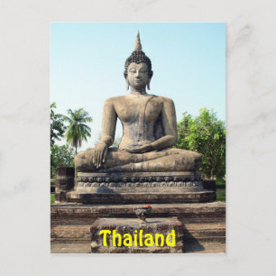Buddha Sukhothai Thailand Postcard