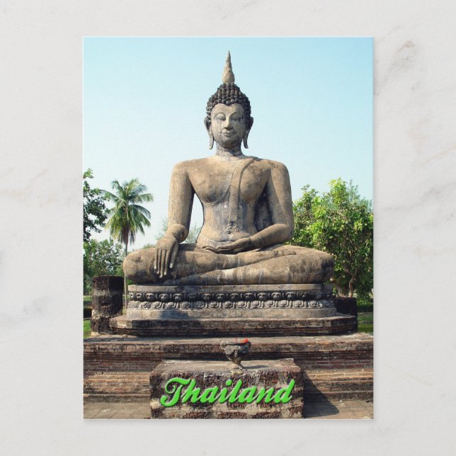 Buddha Sukhothai Thailand Postcard (Front)