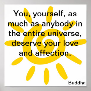 Buddha Sun Poster