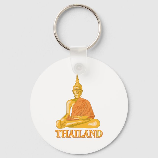 Buddha Thailand Keychain (Front)