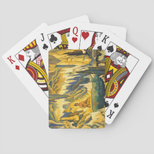 Buddha the Winner (Buddhist Art) (by Roerich) Playing Cards