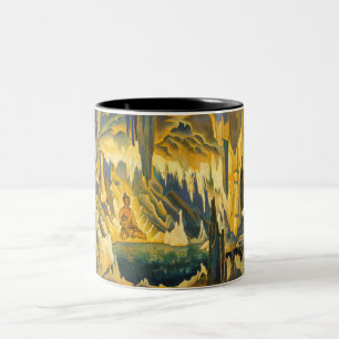 Buddha the Winner (Buddhist Art) (by Roerich) Two-Tone Coffee Mug