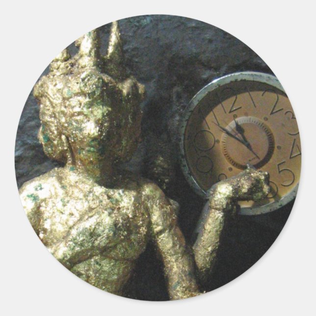 Buddha Time ... Thailand Classic Round Sticker (Front)