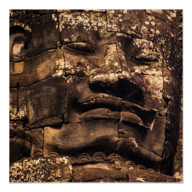 Buddha Totem at Angkor Wat - POSTER Wall ART (Front)